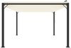 vidaXL Pergola mit Lamellendach 3x4 m Creme Stoff und Aluminium 313927 Bild 5