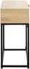 Nachtkonsole >52483< in eiche, schwarz - 40x60x28cm (BxHxT) Bild 5