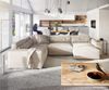 Wohnlandschaft Sirpio 300x210 cm Cord Beige Recamiere variabel Bild 2