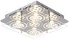 LED Deckenleuchte, Kristalloptik, 4 flammig, Glas, L 33cm Bild 1