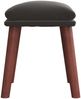 vidaXL Fußhocker Dunkelgrau 45 x 29,5 x 39 cm Samt [341469] Bild 4