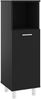 vidaXL Badezimmerschrank Schwarz 30 x 30 x 95 cm Spanplatte [802616] Bild 2