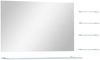 vidaXL Wandspiegel mit 5 Ablagen Silbern 100×60 cm 249446 Bild 2