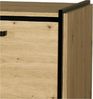 TV Board Karia 180 cm Anbauwand Schrankwand Esszimmer Eiche Artisan + Schwarz Bild 3