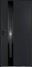 Vente-unique - BRAGA Haustür Metall Grau - B 9 cm x H 203,5 cm x L 95 cm Bild 3