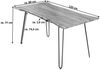 Esstisch Baumkante massiv Akazie natur 120 Hairpin-Gestell silber HANNAH 136841919 Bild 3
