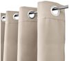 Beautissu Vorhang Amelie 2er Set Gardinen Amelie BO, 140x245cm, Sand, Blackout Vorhänge Blickdicht mit Ösen – Gardine 140x245 cm Bild 2