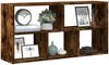 vidaXL Wandregal Räuchereiche 100x25x50 cm Holzwerkstoff 853276 Bild 1