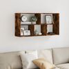 vidaXL Wandregal Räuchereiche 100x25x50 cm Holzwerkstoff 853276 Bild 3
