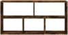 vidaXL Wandregal Räuchereiche 100x25x50 cm Holzwerkstoff 853276 Bild 4