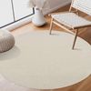 Sanat Teppich Uni, rund, Höhe: 13 mm, robuster Kurzflorteppich, große Farbauswahl, Wohnzimmer, alle Räume Bild 4