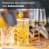 Peill+Putzler Germany 6er Set Whiskygläser, 300 ml Volumen, schwerer Boden, Kristallgläser mit einem schlichten Design, Trinkgläser für Wasser, Saft & Cocktail geeignet Bild 3