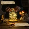 matches21 HOME & HOBBY LED-Lichterkette Mini Lichterkette 5 m, 100 LED Timer Batterie warmweiß innen, 100-flammig, Micro Draht Beleuchtung Indoor Leuchtdeko Bild 4
