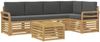 vidaXL Outdoor-Sofagarnitur 6 pcs Weiß und Anthrazit 59 x 59 x 37 cm 3391877 Bild 2
