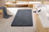Primaster Badteppich anthrazit 55 x 65 cm Badematte Badvorleger Duschvorleger Bild 2
