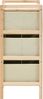 vidaXL Korb-Kommode mit 3 Stoffkörben Zedernholz Beige 246433 Bild 3