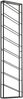 Weinregal Wand Schwarz 36x150x8 cm Flaschenregal Metall Regal Groß Bild 2