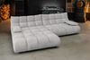 KAWOLA Sofa VIVIEN Ecksofa Velvet silber Longchair links 85 x 178 x 290 cm Bild 2