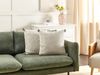 Kissen 2er Set Ohne Muster OBERONIA Baumwolle 45 x 45 cm Beige Bild 3