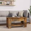 vidaXL Couchtisch Räuchereiche 101 x 49 x 52 cm Holzwerkstoff [819272] Bild 3