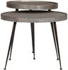 vidaXL Couchtisch 2 Stk. Silbern Holzwerkstoff 373638 Bild 2