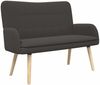 vidaXL 2-Sitzer Sofa Dunkelgrau 115 x 61 x 87 cm Bouclé 42028926 Bild 2