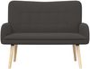 vidaXL 2-Sitzer Sofa Dunkelgrau 115 x 61 x 87 cm Bouclé 42028926 Bild 4