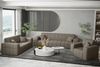 Sofaset Designersofa NANCY 3-2-1 in Stoff Neve Taupe Bild 4