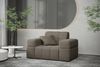 Sofaset Designersofa NANCY 3-2-1 in Stoff Neve Taupe Bild 2