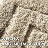 Kubus Badematte Atlas, Rutschhemmende Rückseite, Reckteckig, Polyester, In verschiedenen Größen & Farben Bild 4