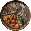 3er Set Pizzateller Oliven-, Salami- & Lieblingspizza Ø 33,3cm Platte XL-Teller Bild 3