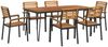 vidaXL 7-tlg. Garten-Essgruppe Massivholz Akazie und Metall 3155419 Bild 2