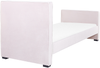 Bett mit Lattenrost TEENIE 90 x 200 cm Samtstoff Pastellrosa Bild 5