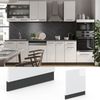 Frontblende Fame-Line Weiß Hochglanz 60 cm ohne Arbeitsplatte Vicco Bild 2