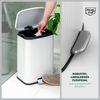 Abfalleimer, Treteimer, 13 Liter Fassungsvermögen, Weiß Bild 4