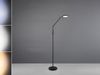 LED Akku Stehlampe MORENO dimmbar mit Flexarm, Schwarz Höhe 137cm Bild 3