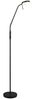LED Akku Stehlampe MORENO dimmbar mit Flexarm, Schwarz Höhe 137cm Bild 2