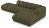 Micadoni Modulares Ecksofa offen Lupine 5-Sitzer Rechts Chenille Eden Grün Bild 3