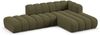 Micadoni Modulares Ecksofa offen Lupine 5-Sitzer Rechts Chenille Eden Grün Bild 2