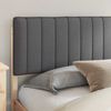 vidaXL Bettgestell mit gepolstertem Kopfteil Dunkelgrau 200 x 200 cm 3405573 Bild 3