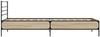 vidaXL Bettgestell Sonoma-Eiche 90x200 cm Holzwerkstoff und Metall 845583 Bild 5