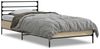vidaXL Bettgestell Sonoma-Eiche 90x200 cm Holzwerkstoff und Metall 845583 Bild 2