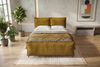 Boxspringbett Elysio Plus - Cordstoff - gold - 160x200 cm Bild 4