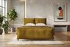 Boxspringbett Elysio Plus - Cordstoff - gold - 160x200 cm Bild 3