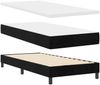 vidaXL Boxspringbett mit Kopfteil Schwarz 90 x 200 cm Samt 3340372 Bild 4