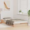 vidaXL Bettrahmen Braun 80 x 200 cm Massives Kiefernholz 873391 Bild 3