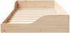 vidaXL Bettrahmen Braun 80 x 200 cm Massives Kiefernholz 873391 Bild 5