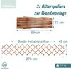 Relaxdays Ausziehbares Rankgitter im 3er Set Bild 4