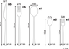 Besteckset 30-teilig FREGOLA Silber Bild 2