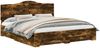 vidaXL Bettrahmen Geräucherte Eiche 200 x 200 cm Holzwerkstoff 3413566 Bild 2